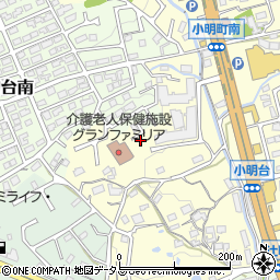 奈良県生駒市小明町1872-37周辺の地図
