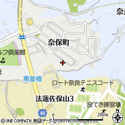 奈良県奈良市奈保町18-24周辺の地図