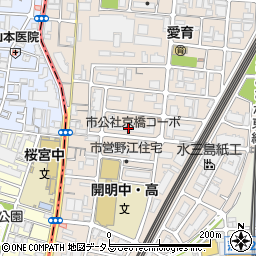 京橋コーポ周辺の地図