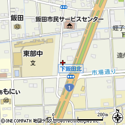 静岡県浜松市中央区飯田町1079周辺の地図
