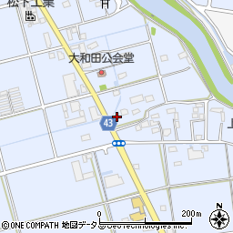 静岡県磐田市大原17周辺の地図