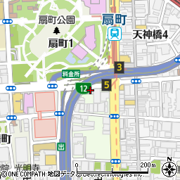 大阪府大阪市北区末広町3-19周辺の地図