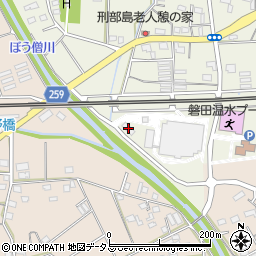 静岡県磐田市刑部島307周辺の地図