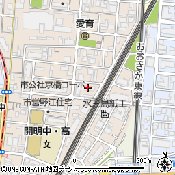 京橋第二コーポ周辺の地図