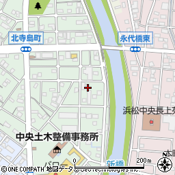 静岡県浜松市中央区北寺島町412周辺の地図