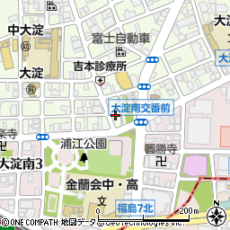【軽・コンパクトカーまで駐車可能】大淀中3K駐車場周辺の地図