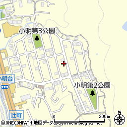 奈良県生駒市小明町2117-3周辺の地図