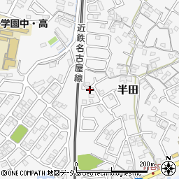 半田笠取児童遊び場周辺の地図