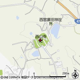 静岡県牧之原市西山寺207周辺の地図