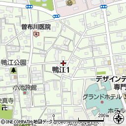 二葉生花店周辺の地図