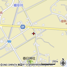 静岡県菊川市棚草490-1周辺の地図