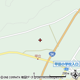 広島県安芸高田市甲田町上甲立603周辺の地図