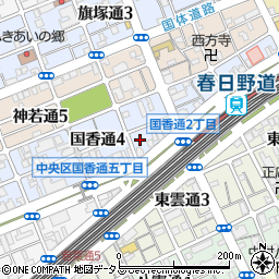 兵庫県神戸市中央区国香通3丁目1-13周辺の地図