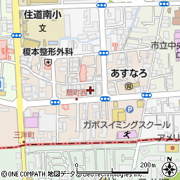 明光義塾住道南教室周辺の地図