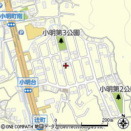 奈良県生駒市小明町2111-12周辺の地図