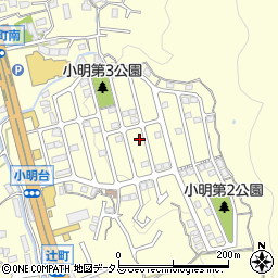 奈良県生駒市小明町2115-2周辺の地図