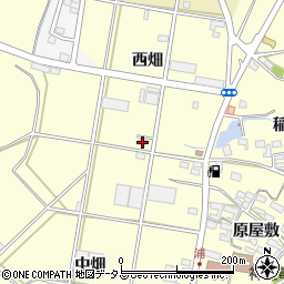 愛知県田原市浦町西畑81周辺の地図