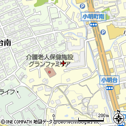 奈良県生駒市小明町1374-9周辺の地図