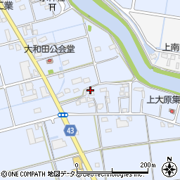 静岡県磐田市大原837周辺の地図