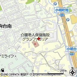 奈良県生駒市小明町1872-22周辺の地図