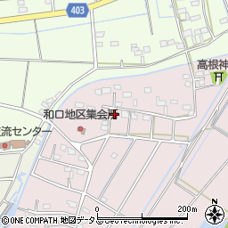 静岡県磐田市和口60周辺の地図
