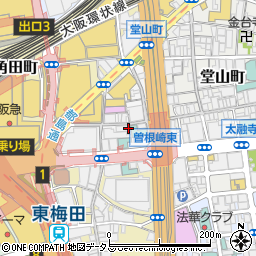 喰人 EAT-MAN 梅田東通り店周辺の地図