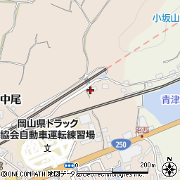 岡山県岡山市東区中尾474周辺の地図