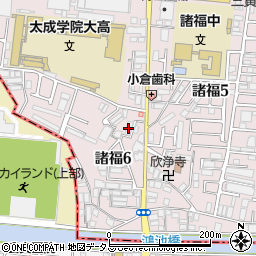 鴻福荘周辺の地図