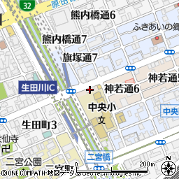 ジーセンコンフェクト株式会社周辺の地図