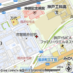グランスイート神戸ＮＯＲＴＨＨＡＴ周辺の地図