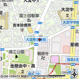ａｐｏｌｌｏｓｔａｔｉｏｎ新梅田シティＳＳ周辺の地図