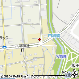 静岡県浜松市中央区下飯田町12周辺の地図
