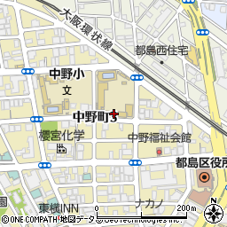 大阪市立都島中学校周辺の地図