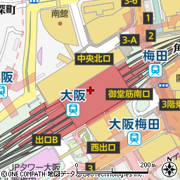 カフェラ 大丸梅田店周辺の地図