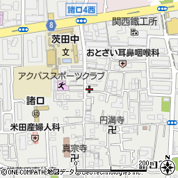 大阪府大阪市鶴見区諸口周辺の地図