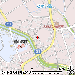 静岡県掛川市下土方185周辺の地図