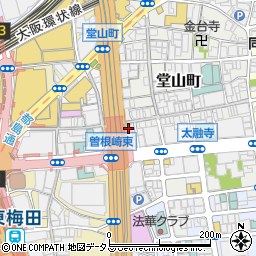 ビッグエコー BIG ECHO 阪急東通り店周辺の地図