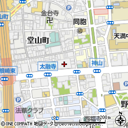 大阪太融寺前郵便局 ＡＴＭ周辺の地図