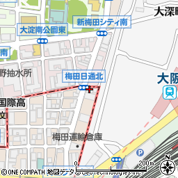 大阪北たばこ商業協同組合周辺の地図