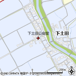 下土田公会堂周辺の地図