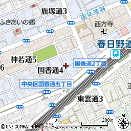 兵庫県神戸市中央区国香通3丁目2-8周辺の地図
