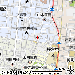 レナトゥス京橋周辺の地図