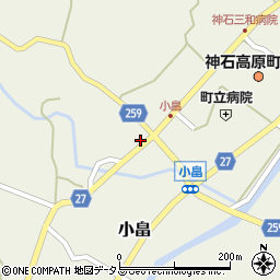 広島県神石郡神石高原町小畠2072周辺の地図