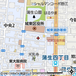 日商岩井野江マンション周辺の地図