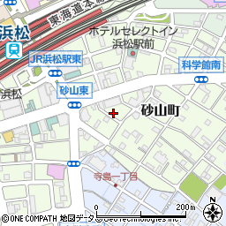 セコム株式会社　テクノ事業本部・浜松支所周辺の地図