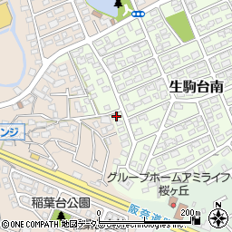 奈良県生駒市生駒台南194周辺の地図