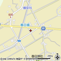 静岡県菊川市棚草519周辺の地図