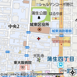 日商岩井野江マンション周辺の地図