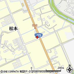 静岡県牧之原市松本203周辺の地図