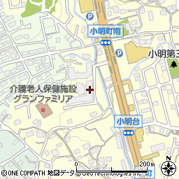 奈良県生駒市小明町1144周辺の地図